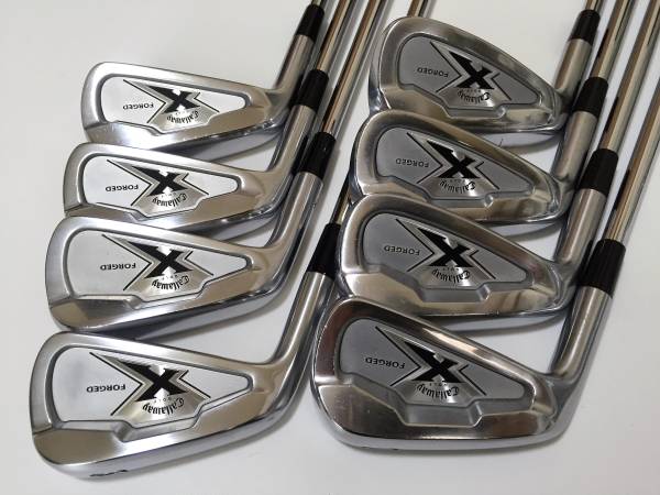 名器 キャロウェイ X FORGED 2007 3-PW 8本 DG S200 左 レフティ