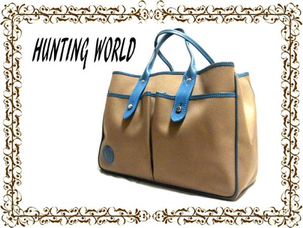 ハンティングワールド トートバッグ サファリトゥデイ キャンバス 