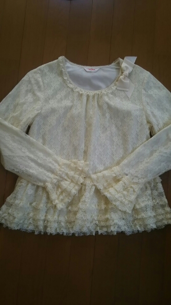 ピンクハウス ラッセルレースブラウス キナリ