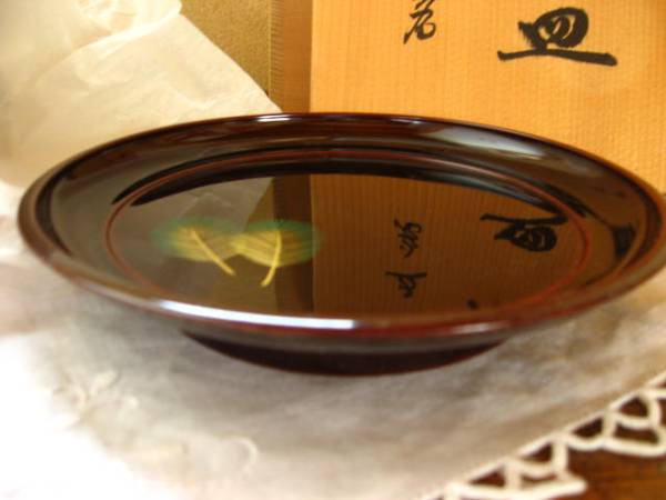 ◆うるし工芸◆【　輪島うるし～米永　椿皿　5客　】