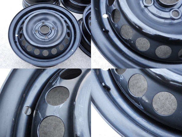 ホンダ モビリオ フィット 純正 スチール 14x5.5+45 4H100 1台分