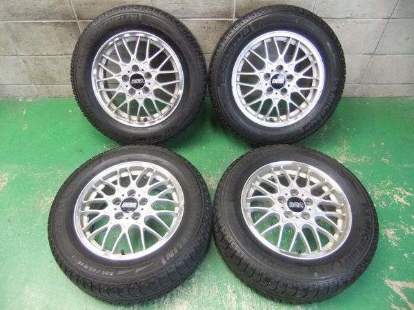 税込・8分山 深溝★BBS FORGED ミシュラン X-ICE XI2 205/65R16