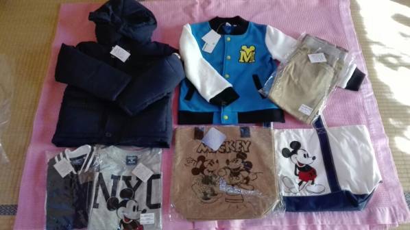 120 ライトオン福袋 ミッキーマウス セット 新品 長袖 防寒