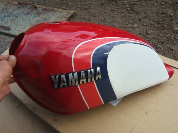 XJ400 XJ400D タンク 赤白 青ライン KA66