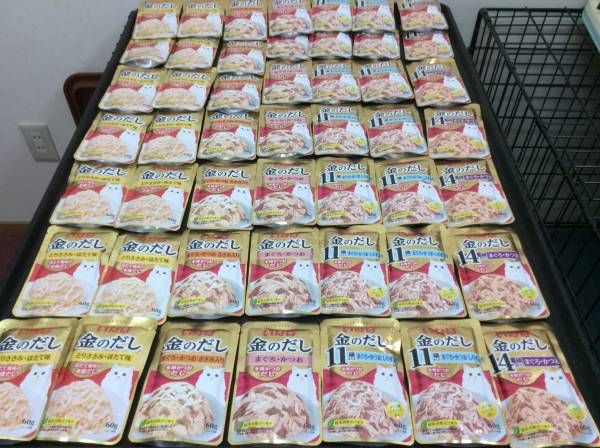 いなば金のだしレトルト60gを5種類で計98袋の大容量セット