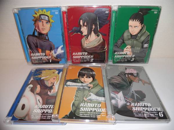 DVD NARUTOナルト疾風伝 忍界大戦彼方からの攻撃者 全6巻 BOX付 アニメ