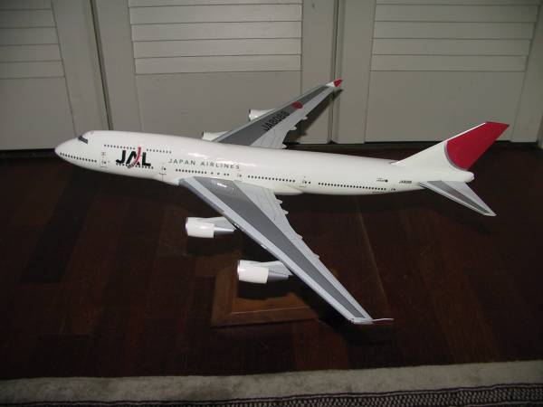 aero/アエロ 1/100 B747-400 JAL JA8088 アーク塗装 中古