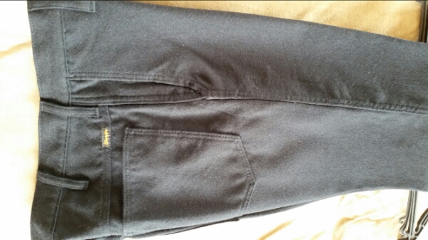 スーツカンパニーラングラーホームスパンネイビーパンツ