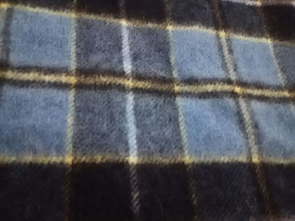 ミナペルホネン マフラー 美品 チェック柄/×LOCHCARRON mina perhonen