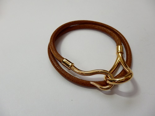 美品　HERMES エルメス　ジャンボ　ダブルブレスチョーカー　