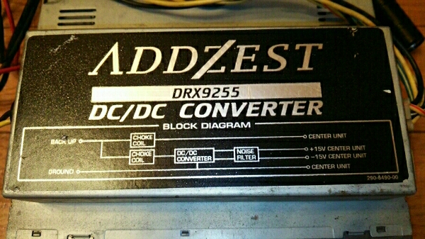 ADDZEST アゼスト DRX9255用 DC/DCコンバーター(改) ADDZEST 【公式通販】