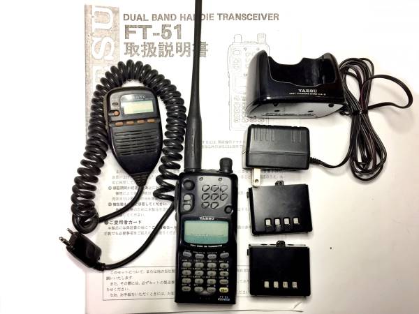 YAESU 144&430MHz帯・FT-51+リモートスピーカマイク