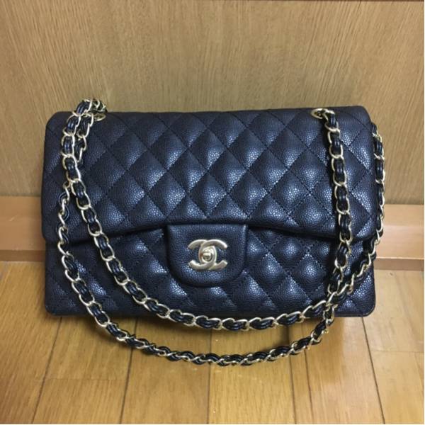 CHANEL キャビアスキン シャネル ノベルティ ショルダーバッグ 