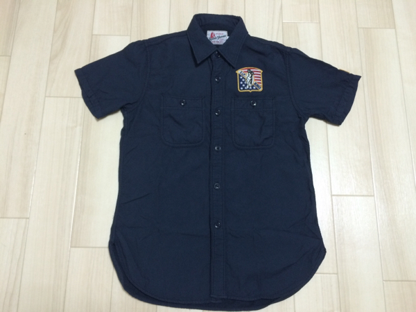 美品ヒステリックグラマー・メンズSガールワッペン半袖シャツ