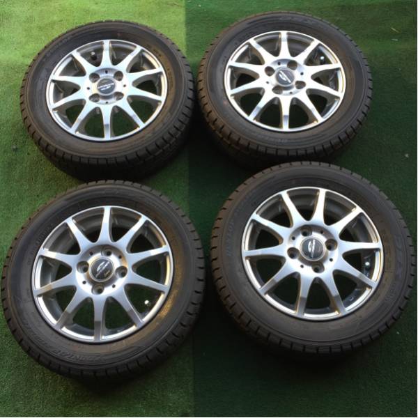 スタッドレスタイヤ TOYO 155⁄65R13 超バリ溝！155⁄65R13 4本 溝 