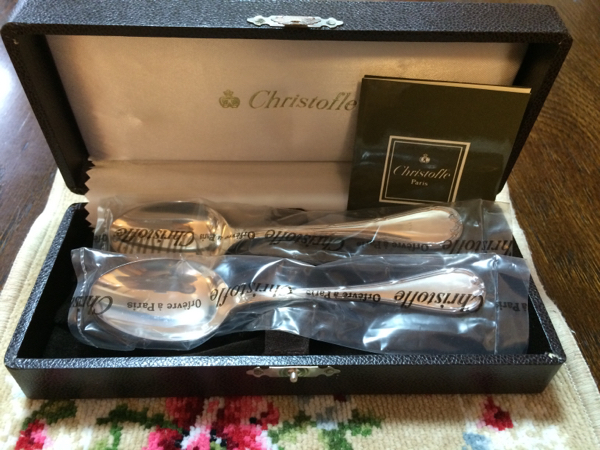 ★クリストフル Christofle スプーン ☆未使用 刻印有り★