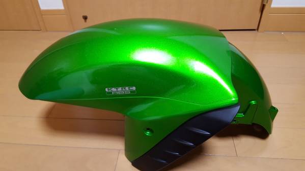 新同Kawasaki ZX-14R ZZR1400 純正フロントフェンダー フィン付 ZX-14R
