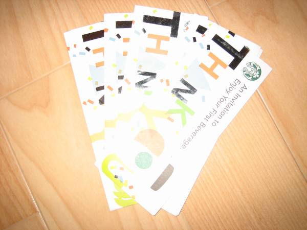 スターバックスフリードリンクチケット10枚★スタバタンブラー