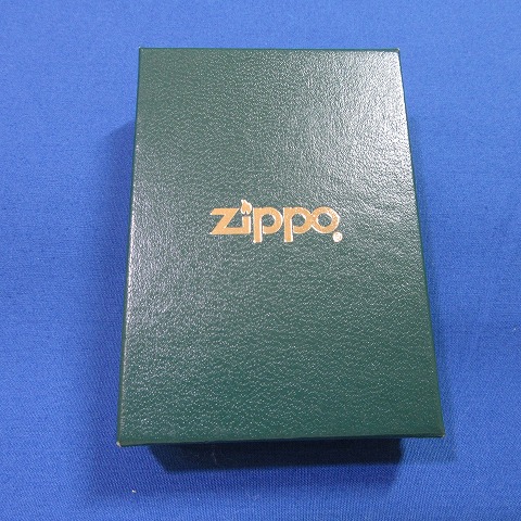 Zippoライター　両面加工　茶色