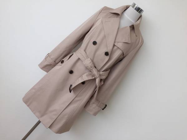 9 JUSGLITTY ジャスグリッティー トレンチコート ベージュ