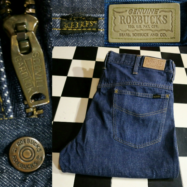 W38ビッグサイズROEBUCKSシアーズ1960sビンテージSCOVILL★501XX