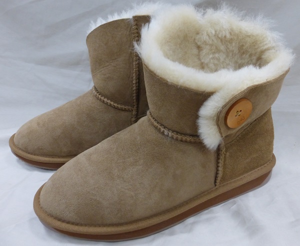 エミュー シープスキン ムートン W10951 25cm 茶 新品☆