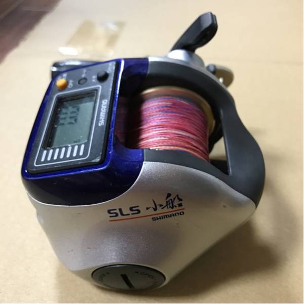 SHIMANO】SLS小船1000 Shimano デジタルリール シルバー⁄ブルー SLS