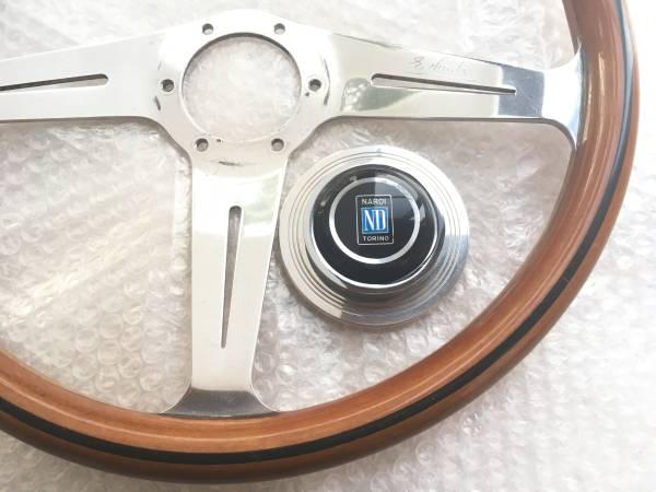 安価車・バイク・自転車 - NARDI CLASSIC WOOD ナルディ サイド