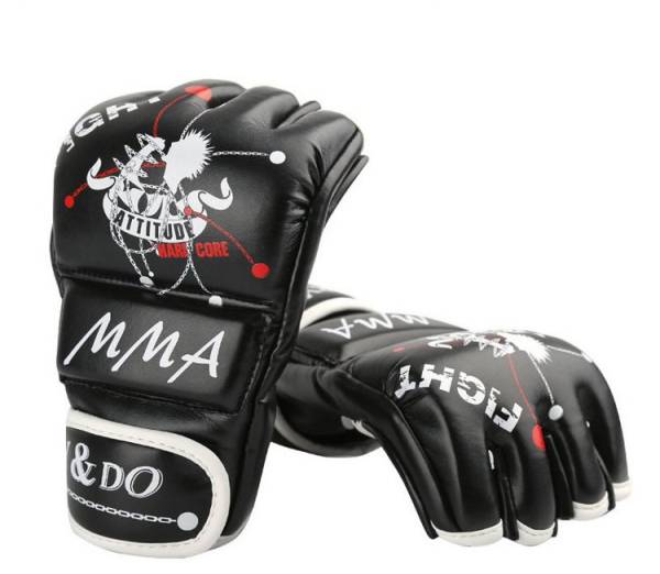 オープンフィンガーグローブ 総合格闘技 ボディコンバット 黒L