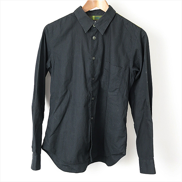 BLACK COMME des GARCONS 14AW ショルダーカモ柄切替シャツ S