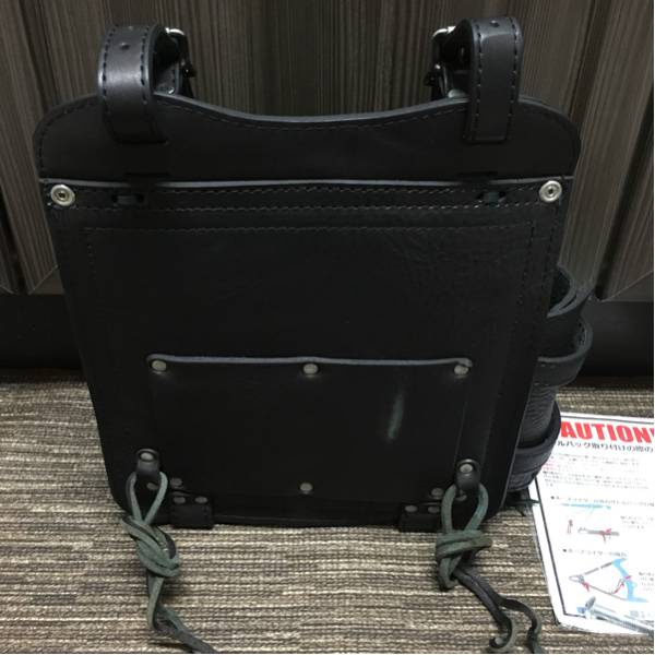 Rough Tail ラフテール ワンネス レザーサドルバッグS 黒 Rough Tail ラフテール ワンネス レザーサドルバッグS 黒