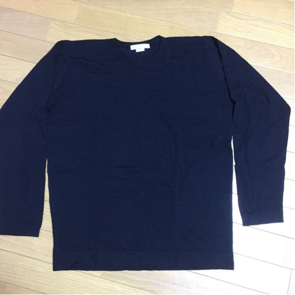 JOHN SMEDLEY ニット セーター ブラック M ジョンスメドレー