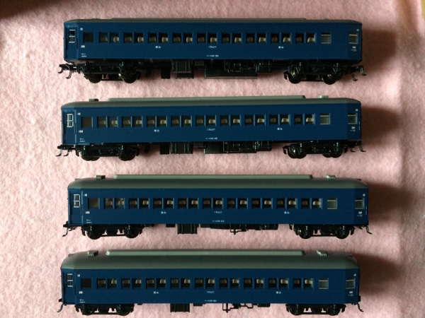 新品_KATO 急行 音戸 基本セットばらし【スハネ30】４両まとめて