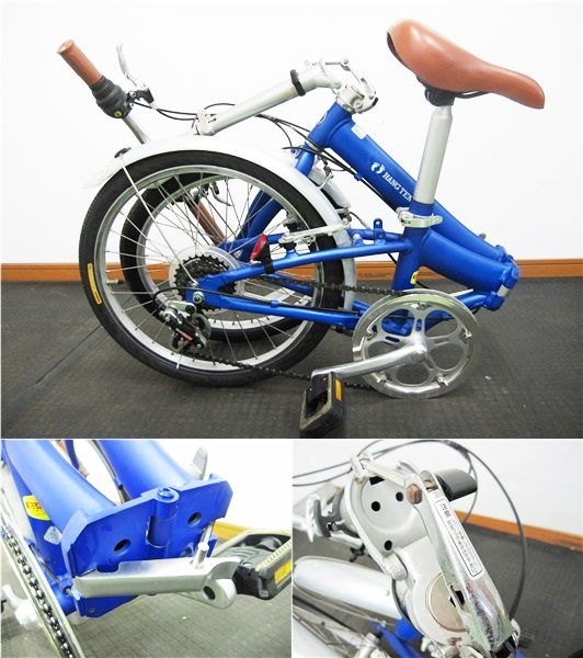 HANG TEN ハンテン 折りたたみ自転車 20インチ 6段変速(20インチ 