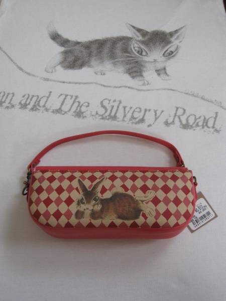 わちふぃーるど　メガネケース　革眼鏡ケース　ダヤン　切手可Ａ