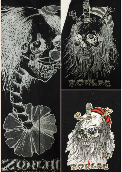 ZORLAC ゾーラック パスヘッド PUSHEAD マルチプリント シャツ ZORLAC