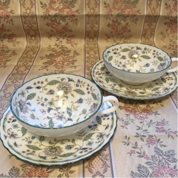 新品☆ノリタケ カリフパレス ティーカップ＆ソーサー ペア