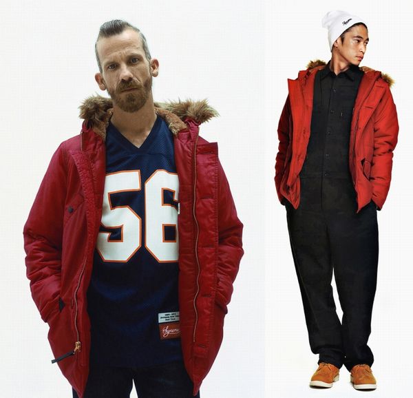 美品 Supreme Waxed Cotton N-3B Sサイズ ジャケット Millerain 【公式