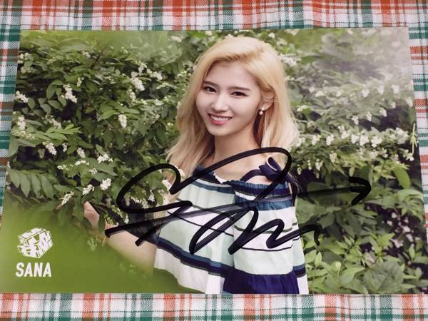 サナ/TWICE＠JYP NATION in JAPAN 2016＠直筆サイン