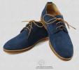 送料無料スウェードシューズオックスフォード|ネイビー28.0cm!
