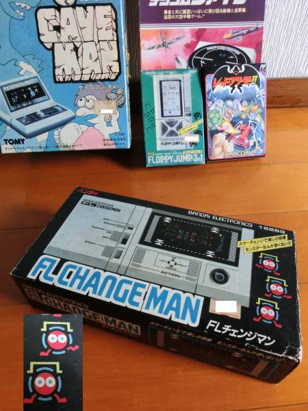 ラスト 未使用！！レトロ電子ゲーム：FLチェンジンマン おもちゃ