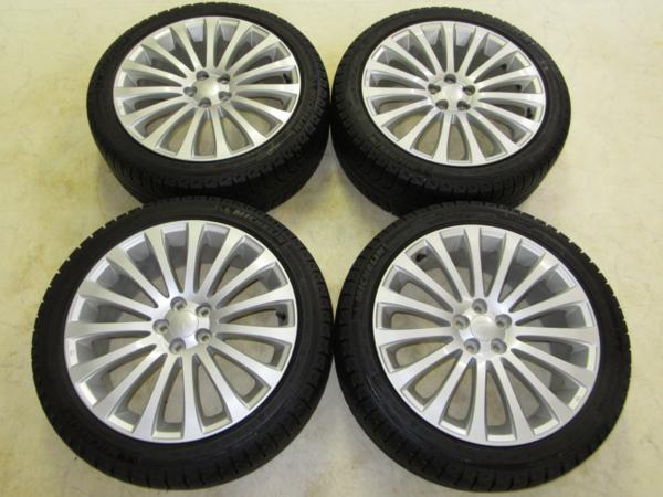 BM・BRレガシィ純正 7.5J-18 pcd100/5H スタッドレス付き4本