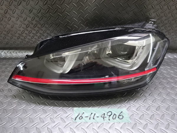 VW フォルクスワーゲン純正 ゴルフ7 GTI HID ヘッドライト 左側 ライト