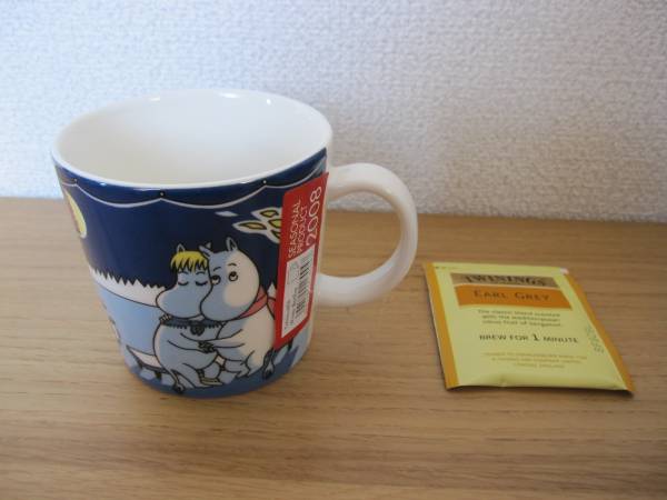 新品☆ARABIAムーミンクリスマスマグ☆2008 Winter Bonfire 新☆ARABIA