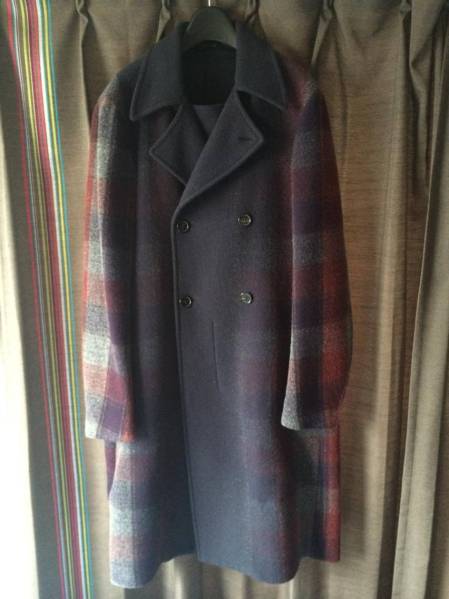 JIL SANDER 2013A/W ウールチェックコート ジルサンダー