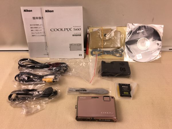 純正販売品 未使用 ☆Nikon COOLPIX S60 ROYAL PINK☆ 【公式通販】