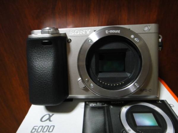 中古美品☆SONY ソニー α6000 ボディ シルバー メーカー保証有