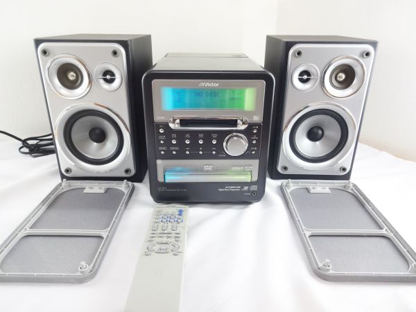 ビクター ミニコンポ MD CD カセット UX-QD7 ビクター ミニコンポ MD