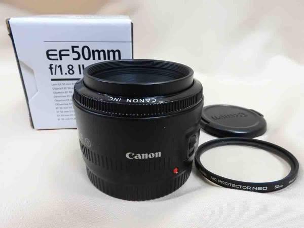 ■CANON キヤノン■EF 50mm f/1.8 II■おまけ付き■美品■中古■