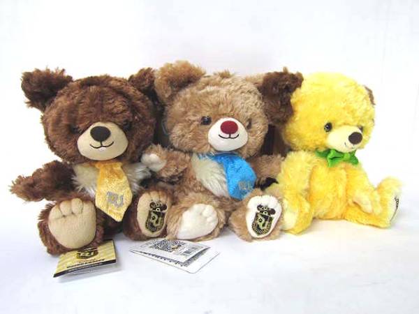 ディズニー ユニベアシティ モンブラン メープル ぬいぐるみ 3体